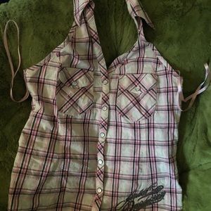 Harley Davidson halter/around neck